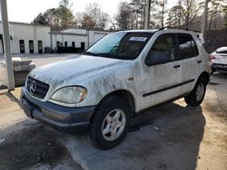 Salvage cars for sale at Hueytown, AL auction: 1998 Mercedes-Benz ML 320