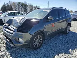 Salvage cars for sale at Mebane, NC auction: 2017 Ford Escape SE