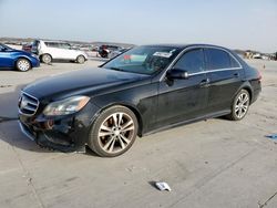 Salvage cars for sale at Grand Prairie, TX auction: 2014 Mercedes-Benz E 350