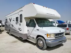 Salvage trucks for sale at Grand Prairie, TX auction: 2000 Ford Econoline E450 Super Duty Cutaway Van