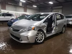 Toyota salvage cars for sale: 2012 Toyota Prius V