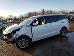 Salvage cars for sale at Chalfont, PA auction: 2016 KIA Sedona EX