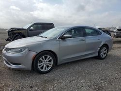 Salvage cars for sale at Houston, TX auction: 2015 Chrysler 200 Limited