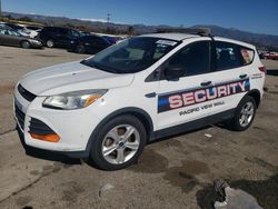 Salvage cars for sale at Van Nuys, CA auction: 2016 Ford Escape S