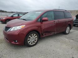 Salvage cars for sale from Copart Fredericksburg, VA: 2011 Toyota Sienna XLE