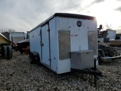 Salvage trucks for sale at Ebensburg, PA auction: 1995 Wells Cargo Enclosed Cargo Trailer