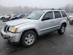 Salvage cars for sale at Exeter, RI auction: 2008 Jeep Grand Cherokee Laredo