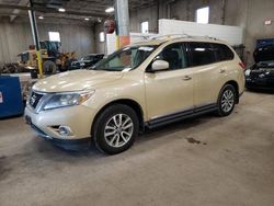 Salvage cars for sale at Blaine, MN auction: 2013 Nissan Pathfinder S