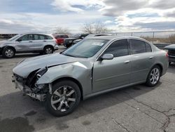 Salvage cars for sale at North Las Vegas, NV auction: 2006 Infiniti G35