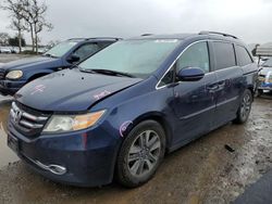 Carros salvage a la venta en subasta: 2015 Honda Odyssey Touring