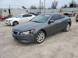 Salvage cars for sale at Oklahoma City, OK auction: 2008 Honda Accord EXL