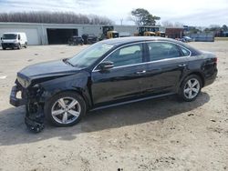 Salvage cars for sale at Hampton, VA auction: 2013 Volkswagen Passat SE