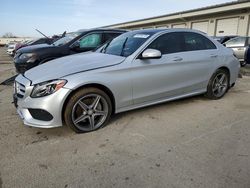 Salvage cars for sale at Louisville, KY auction: 2015 Mercedes-Benz C 300 4matic