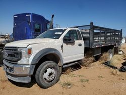 Salvage trucks for sale at Andrews, TX auction: 2022 Ford F550 Super Duty