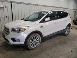 Salvage cars for sale at Windham, ME auction: 2018 Ford Escape Titanium