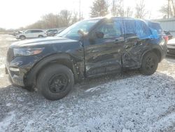 Salvage cars for sale at Leroy, NY auction: 2021 Ford Explorer Police Interceptor