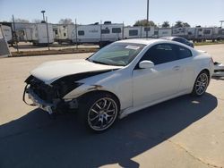 Salvage cars for sale from Copart Sacramento, CA: 2007 Infiniti G35