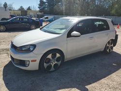 Salvage cars for sale at Knightdale, NC auction: 2012 Volkswagen GTI