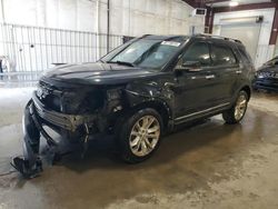 Salvage cars for sale at Ham Lake, MN auction: 2014 Ford Explorer XLT