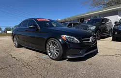 Salvage cars for sale at Cartersville, GA auction: 2018 Mercedes-Benz C300