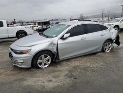 Salvage cars for sale from Copart Sun Valley, CA: 2021 Chevrolet Malibu LS