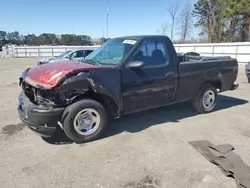 Salvage cars for sale at Dunn, NC auction: 1998 Ford F150