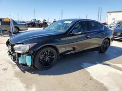 Salvage cars for sale at Haslet, TX auction: 2018 Infiniti Q50 Luxe