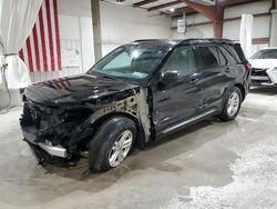 Salvage cars for sale at Leroy, NY auction: 2022 Ford Explorer XLT