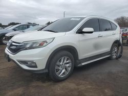 Salvage cars for sale at East Granby, CT auction: 2015 Honda CR-V EXL