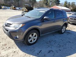 Salvage cars for sale at Mendon, MA auction: 2013 Toyota Rav4 XLE