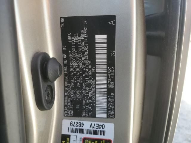 2008 Toyota Sienna XLE