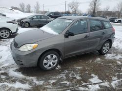 Salvage cars for sale from Copart Montreal Est, QC: 2004 Toyota Corolla Matrix XR