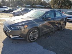 Salvage cars for sale at Savannah, GA auction: 2018 Ford Fusion TITANIUM/PLATINUM Phev