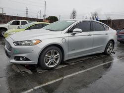 Ford salvage cars for sale: 2015 Ford Fusion Titanium Phev