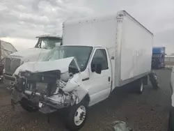 Salvage trucks for sale at Dyer, IN auction: 2024 Ford Econoline E450 Super Duty Cutaway Van