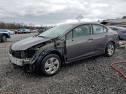 Salvage cars for sale at Hueytown, AL auction: 2013 Honda Civic LX