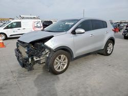 Salvage cars for sale at Grand Prairie, TX auction: 2017 KIA Sportage LX