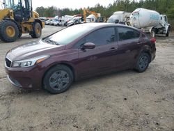 Salvage cars for sale at Gaston, SC auction: 2017 KIA Forte LX