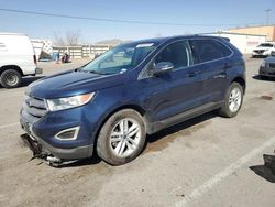 Salvage cars for sale at Anthony, TX auction: 2017 Ford Edge SEL