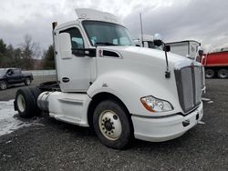 Salvage trucks for sale at Marlboro, NY auction: 2014 Kenworth Construction T680