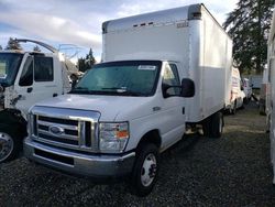 Salvage trucks for sale at Graham, WA auction: 2017 Ford Econoline E450 Super Duty Cutaway Van