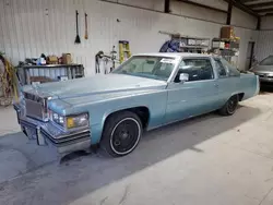 Salvage cars for sale at Chambersburg, PA auction: 1979 Cadillac Coupe Devi