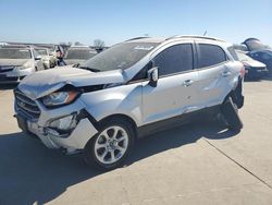 Ford salvage cars for sale: 2020 Ford Ecosport SE