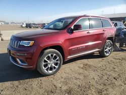 Salvage cars for sale at Brighton, CO auction: 2019 Jeep Grand Cherokee Summit