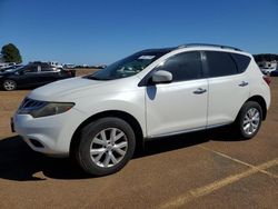 Salvage cars for sale from Copart Longview, TX: 2012 Nissan Murano S