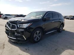 Salvage cars for sale at New Orleans, LA auction: 2017 Acura MDX