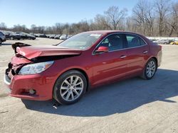 Salvage cars for sale at Ellwood City, PA auction: 2014 Chevrolet Malibu 2LT