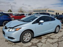 Carros con título limpio a la venta en subasta: 2012 Honda Civic LX