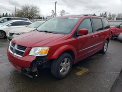 Salvage cars for sale at Woodburn, OR auction: 2010 Dodge Grand Caravan SXT