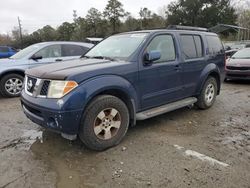 Salvage cars for sale at Savannah, GA auction: 2006 Nissan Pathfinder LE